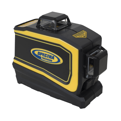 Spectra Precision LT56 3-Plane Laser Tool with Floor / Ceiling Target, Bracket, Rechargeable Battery